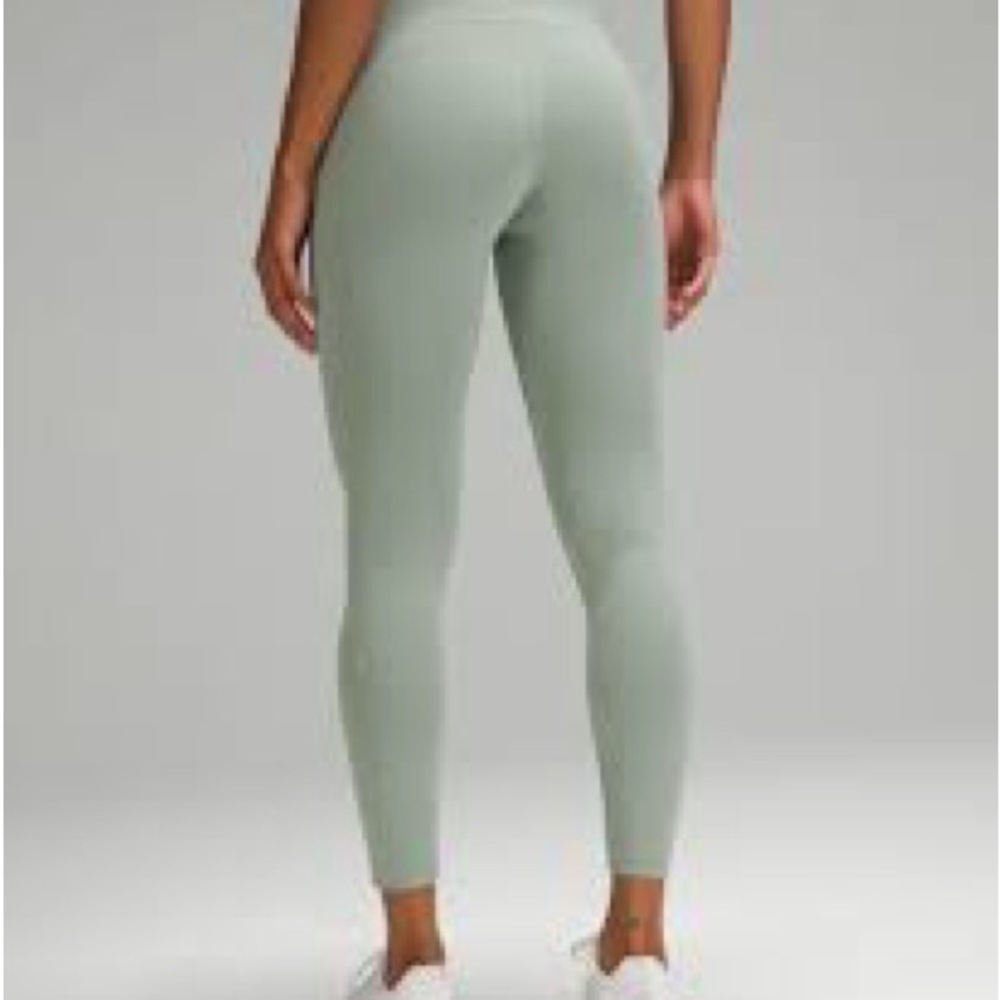 Seafood green Wunder Train High-rise tight 25"